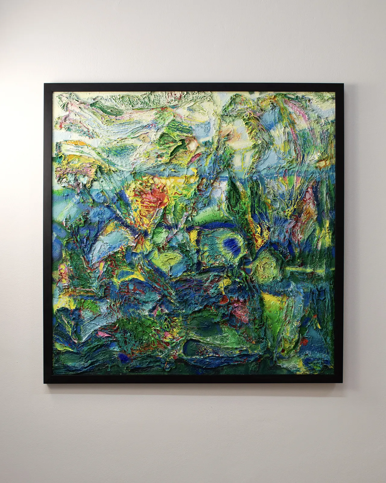 Image of Shining Through by Taras Opalinski , size: 100x100, made of Author's technique on canvas, Painting medium, priced at $1300 (≈ 59,344 грн)