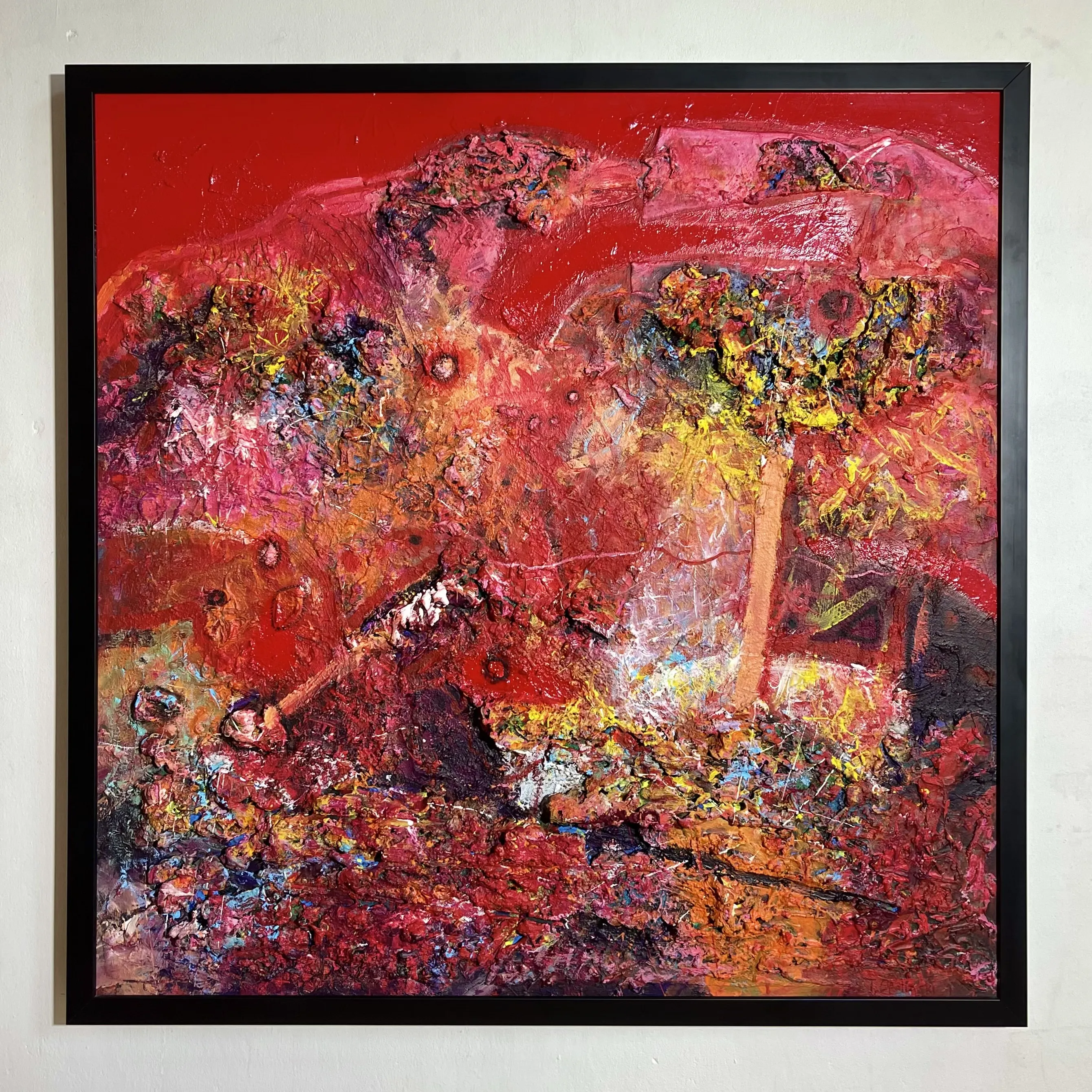 Зображення ""Awakening"" від Taras Opalinski, розмір: 100x100, матеріали: Original author’s technique on fiberboard , медіум: Живопис