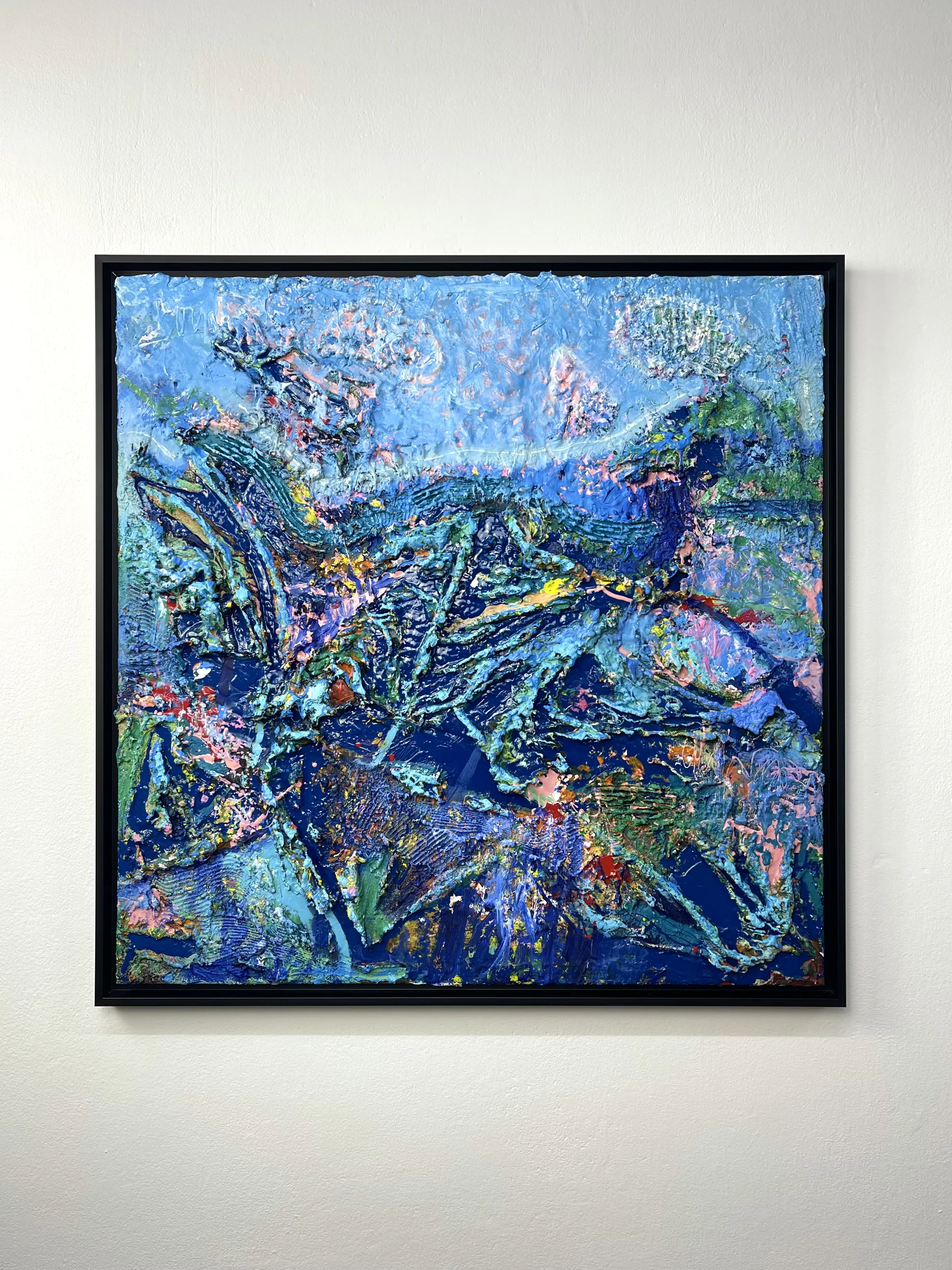 Image of Bright Night by Taras Opalinski, size: 70x70, made of Author's technique on canvas, Painting medium, priced at $700